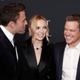 L-R: Ben Affleck, Jodie Comer, and Matt Damon
